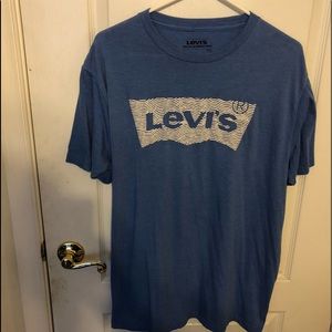 Levi’s mens blue casual tee shirt size large